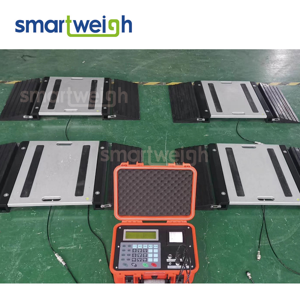 30T Wireless Portable Axle Scales for Mobile Truck Weighing