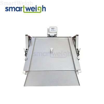 Buen precio Escala de peso de lavado levantada compatible con la sala limpia SS304 Escala de piso de lavado en línea