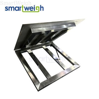 Bon prix Balance de pesage lavable et résistante à l'humidité pour entrepôt, en acier inoxydable, balance au sol en ligne