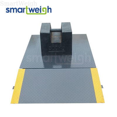 Bon prix Balance de plancher numérique robuste pour entrepôt avec rampe, en acier doux, balance de plancher industrielle en ligne