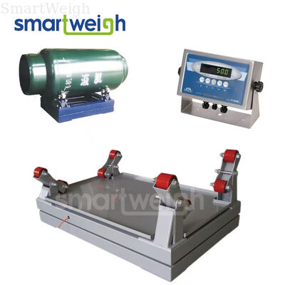 Good price Robust Cylinder Digital Floor Scale Stainless Steel 3 Tons LPG Gas Cylinder Filling Scale online