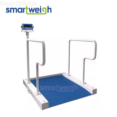 Buon prezzo Bilancia per sedia a rotelle in acciaio al carbonio 300 kg Bilancia digitale da pavimento per ospedale e casa di cura in linea