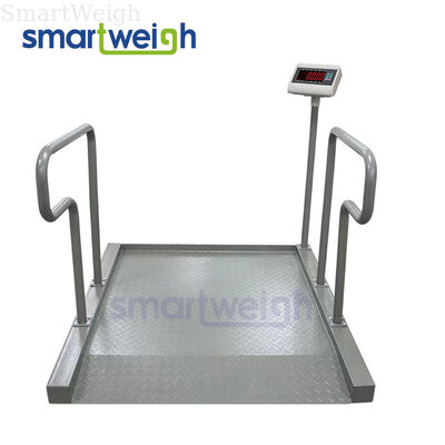 Bom preço 300 kg Cadeira de rodas de aço inoxidável Balança de pesagem Hospital Balanças de piso impermeáveis on-line