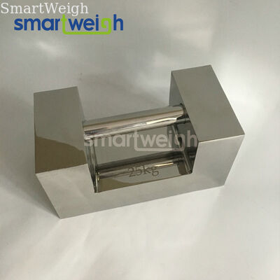 Goede prijs 25kg Handle Grip Stainless Steel Standard Test Weight F1 Class Scale Calibration Weight Set online