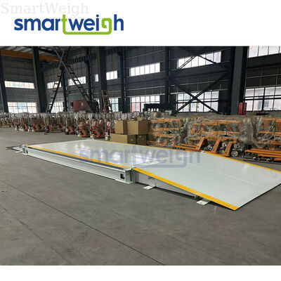Harga yang bagus Solusi Penimbangan Kendaraan Skala Truk Elektronik Portable Dengan Ramp Baja on line