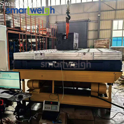 Buen precio Escala de carga aérea industrial plataforma de pesaje de elevadores hidráulicos Escala de carga de almacén en línea