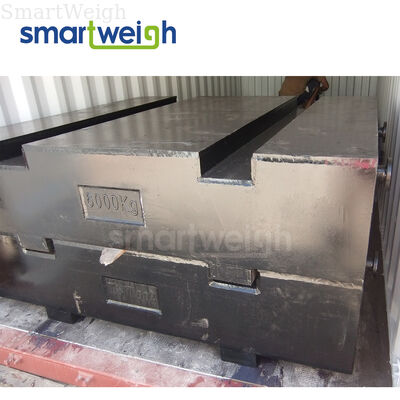 قیمت خوب وزنه های تست آویز صنعتی 6000 کیلوگرمی کلاس M1 وزنه های کالیبراسیون چدنی سنگین آنلاین
