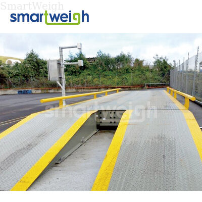 Bon prix Pont-bascule portable pour véhicules 150 tonnes, bascule routière mobile sans fosse avec protection de sécurité en ligne