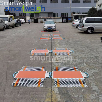 Buon prezzo Robuste Piattaforme di Pesatura Veicoli Portatili Modulari da 15 a 30 Tonnellate per Autocarri Minerari in linea