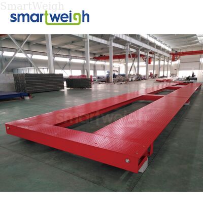 Buen precio Báscula para camiones con cimentación sin foso de precisión 30–300T para pesaje de cumplimiento en línea