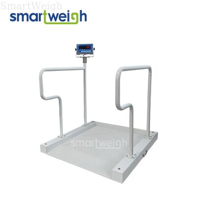 Harga yang bagus Skala Digital 500kg Kursi Roda Timbang Skala Lantai Baja Karbon Untuk Rumah Sakit Rumah Penitipan on line